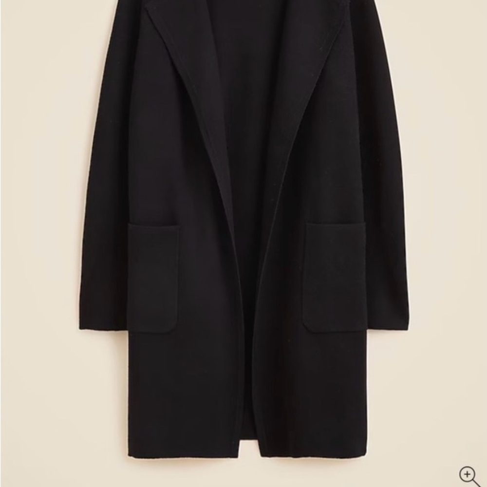 J. Crew Factory Vanessa Sweater Jacket - Black (Large / L) - Picture 6 of 10